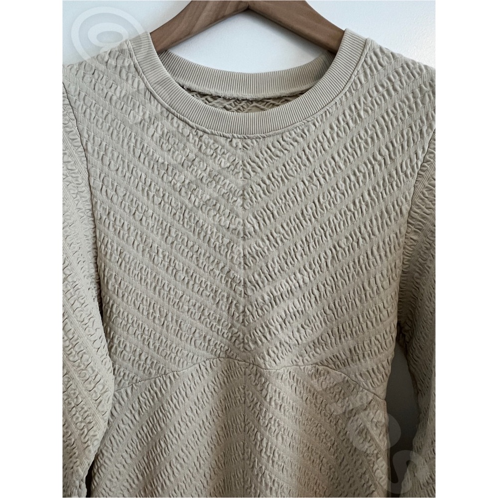 Free People NWOT Gabby Seamless Midi Dress Wet Plaster Ivory/Cream M/L - Picture 8 of 13